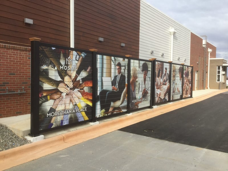Custom Printed Screen Wall